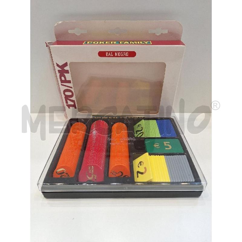 SET POKER FAMILY DAL NEGRO  | Mercatino dell'Usato Roma re di roma 1