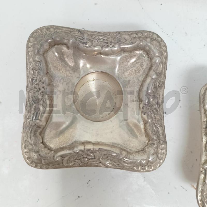SET PORTA CANDELE JORDAN SHEFFIELD X4 QUADRATI BASSI  | Mercatino dell'Usato Roma re di roma 3