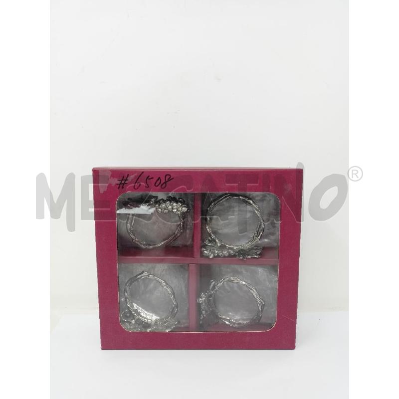 SET PORTA TOVAGLIOLI ANELLO UVA X4 | Mercatino dell'Usato Roma re di roma 1