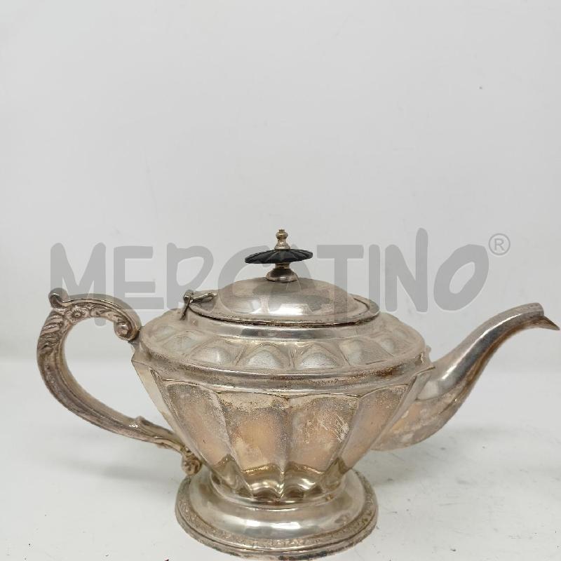SET TEIERA ZUCCHERIERA JORDAN SHEFFIELD BASE OVALE TAPPO NERO | Mercatino dell'Usato Roma re di roma 2