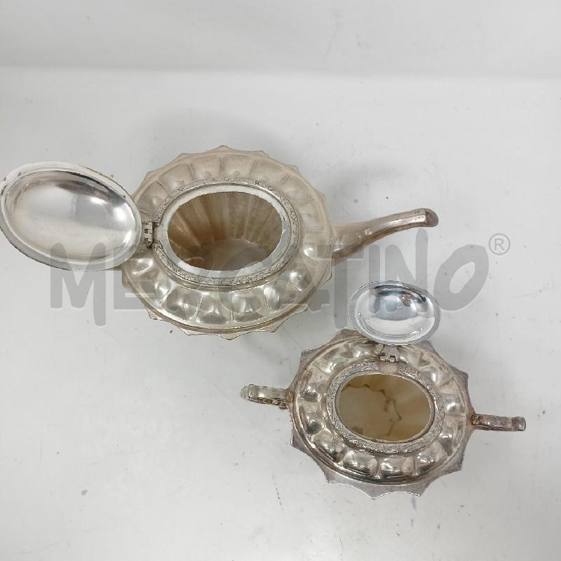 SET TEIERA ZUCCHERIERA JORDAN SHEFFIELD BASE OVALE TAPPO NERO | Mercatino dell'Usato Roma re di roma 4