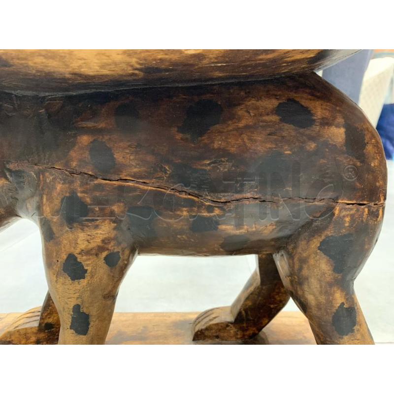 SGABELLO LEGNO INT ANIMALE SCIMMIA BASE | Mercatino dell'Usato Roma re di roma 3