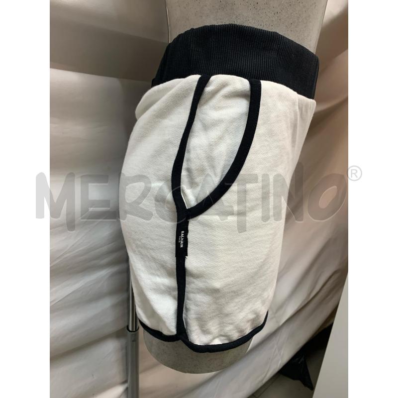 SHORTS DONNA BALMAIN BIANCHI BORDO NERO | Mercatino dell'Usato Roma re di roma 2