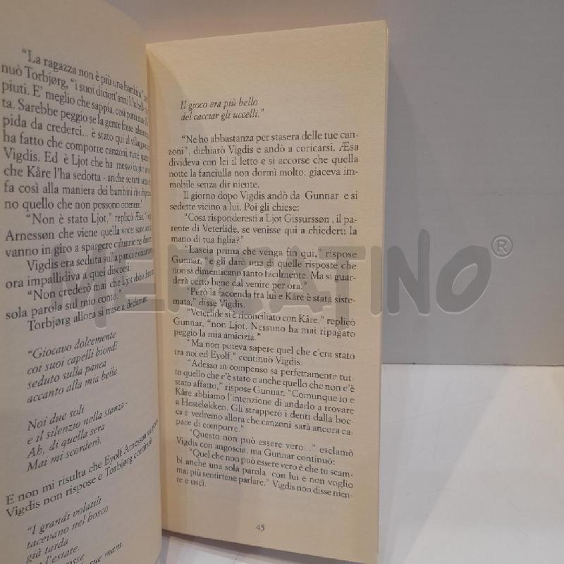 SIGRID UNDSET LA SAGA DI VIGDIS 2000 IPERBOREA | Mercatino dell'Usato Roma re di roma 5