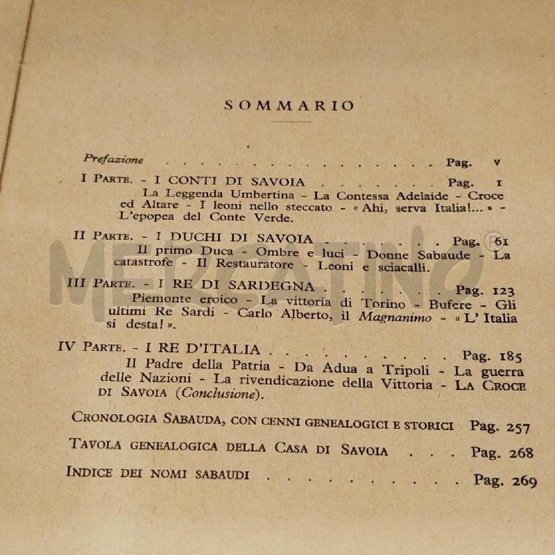 SILVIO SOLERO LA CASA DI SAVOIA 1930 SEI TOURING | Mercatino dell'Usato Roma re di roma 4