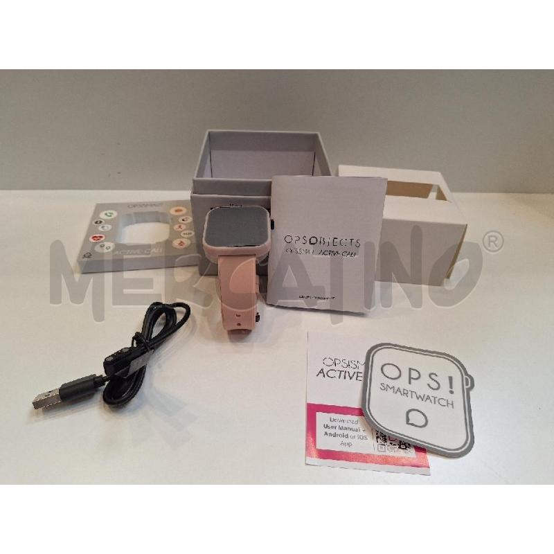 SMARTWATCH OPSOBJECTS OPS!SMART CALL ROSA | Mercatino dell'Usato Roma re di roma 1