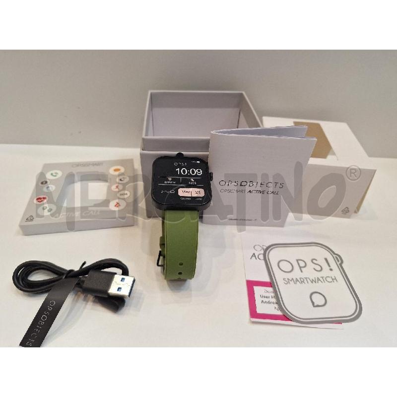 SMARTWATCH OPSOBJECTS OPS!SMART CALL VERDENERO | Mercatino dell'Usato Roma re di roma 1