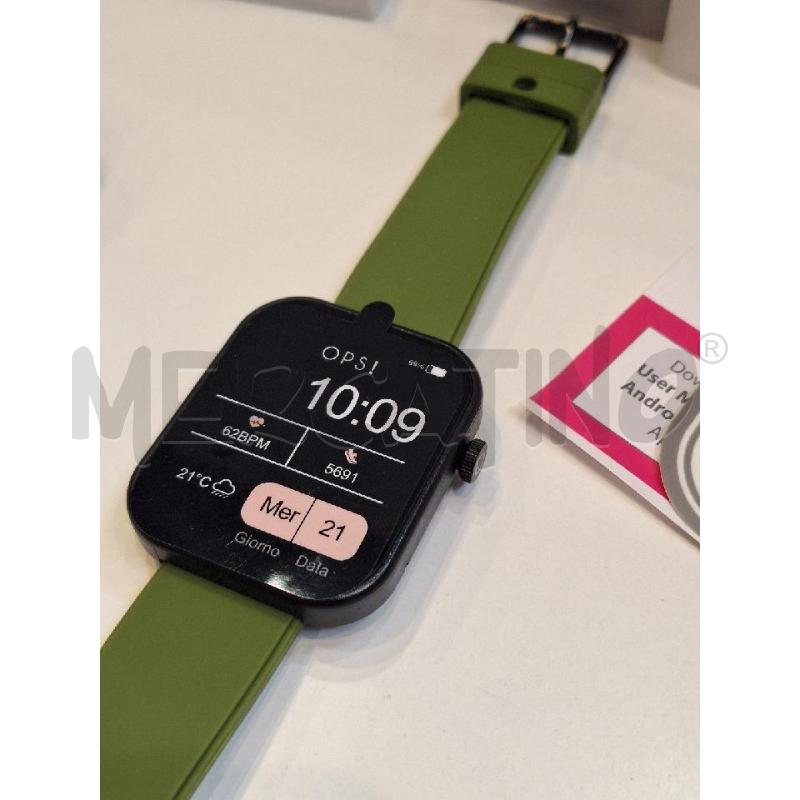 SMARTWATCH OPSOBJECTS OPS!SMART CALL VERDENERO | Mercatino dell'Usato Roma re di roma 2