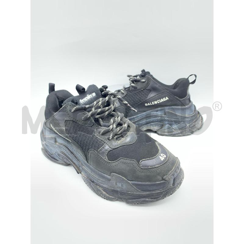 SNEAKERS BALENCIAGA TRIPLE S NERO DETT DA RIVEDERE  | Mercatino dell'Usato Roma re di roma 1