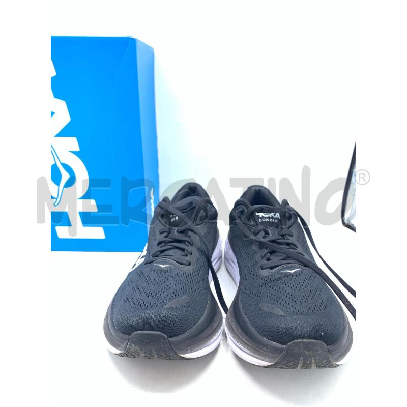 SNEAKERS HOKA NERO SUOLA BIANCO  | Mercatino dell'Usato Roma re di roma 5
