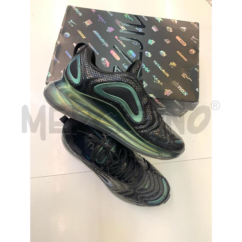 SNEAKERS NIKE AIR MAX 720 NERO ANIMALIER VERDE  | Mercatino dell'Usato Roma re di roma 1