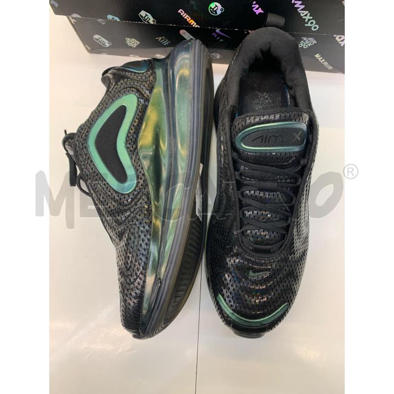 SNEAKERS NIKE AIR MAX 720 NERO ANIMALIER VERDE  | Mercatino dell'Usato Roma re di roma 3