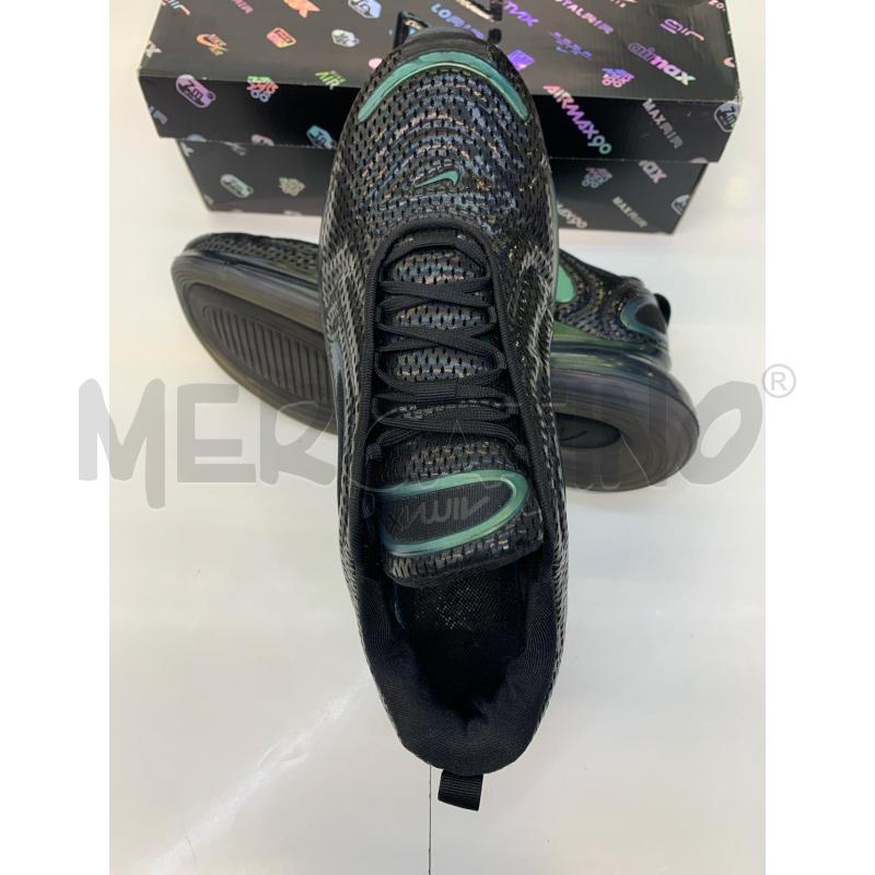 SNEAKERS NIKE AIR MAX 720 NERO ANIMALIER VERDE  | Mercatino dell'Usato Roma re di roma 5