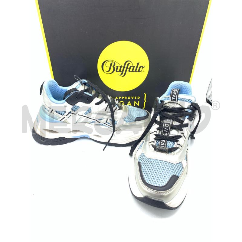 SNEAKERS  BUFFALO BIANCO CELESTE  | Mercatino dell'Usato Roma re di roma 1
