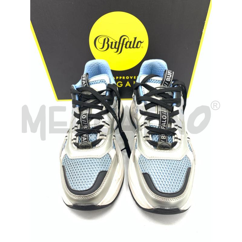 SNEAKERS  BUFFALO BIANCO CELESTE  | Mercatino dell'Usato Roma re di roma 3