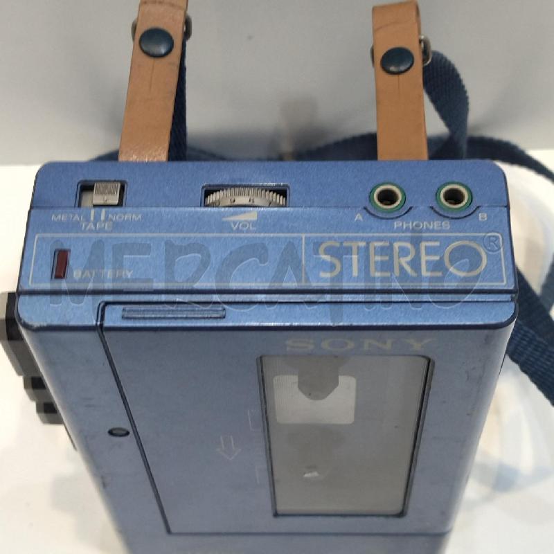 SONY WALKMAN WM-4 METALLIC BLUE DA RIPARE O PER PARTI DI RICAMBIO  | Mercatino dell'Usato Roma re di roma 4
