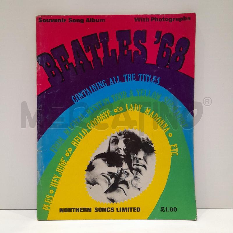 SPARTITI THE BEATLES 68 SOUVENIR SONG ALBUM | Mercatino dell'Usato Roma re di roma 1
