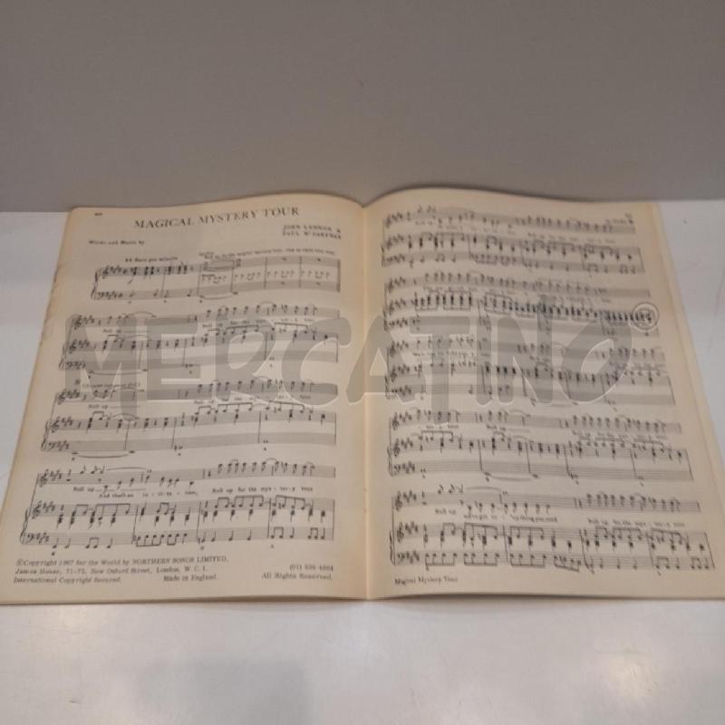 SPARTITI THE BEATLES 68 SOUVENIR SONG ALBUM | Mercatino dell'Usato Roma re di roma 5
