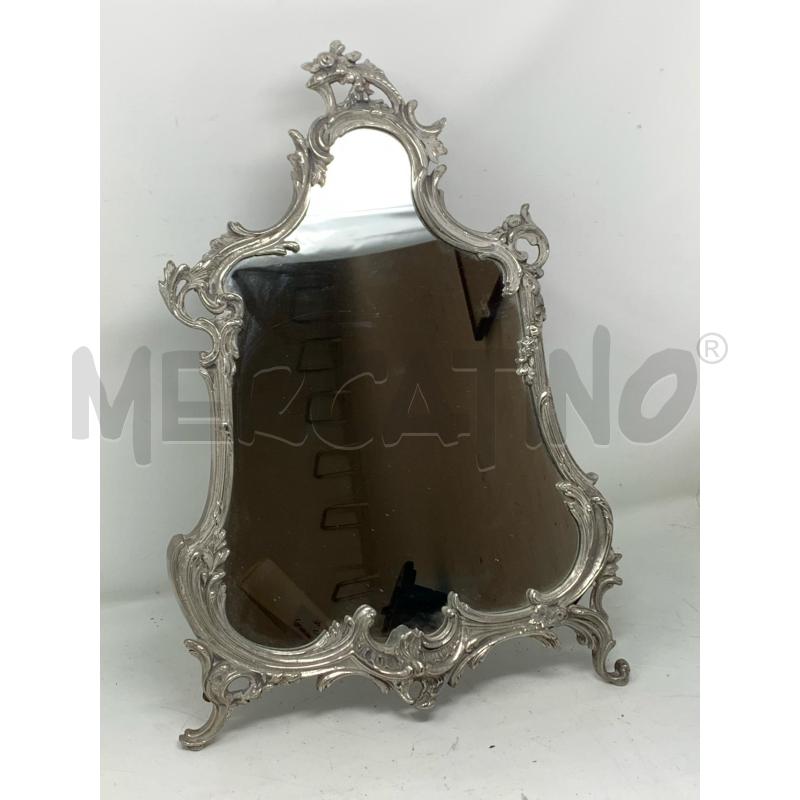 SPECCHIO CORNICE  DA TAVOLO PIEDINO SHEFFIELD JORDAN SMERLATA DEC RICCOLI  | Mercatino dell'Usato Roma re di roma 1