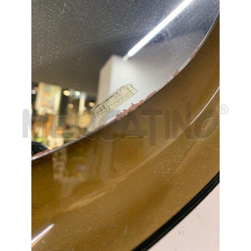 SPECCHIO TONDO GUZZINI CORNICE MARRONE | Mercatino dell'Usato Roma re di roma 2