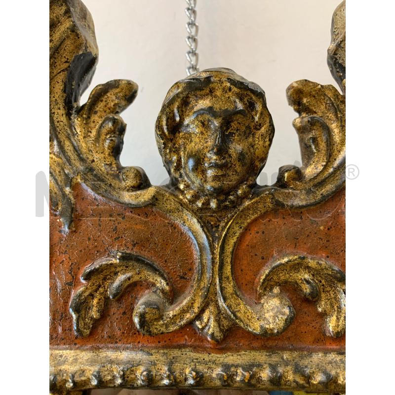 SPECCHIO VENTOLA SAGOMATA DORATA CIMASA PUTTO INTERNO ROSS | Mercatino dell'Usato Roma re di roma 3