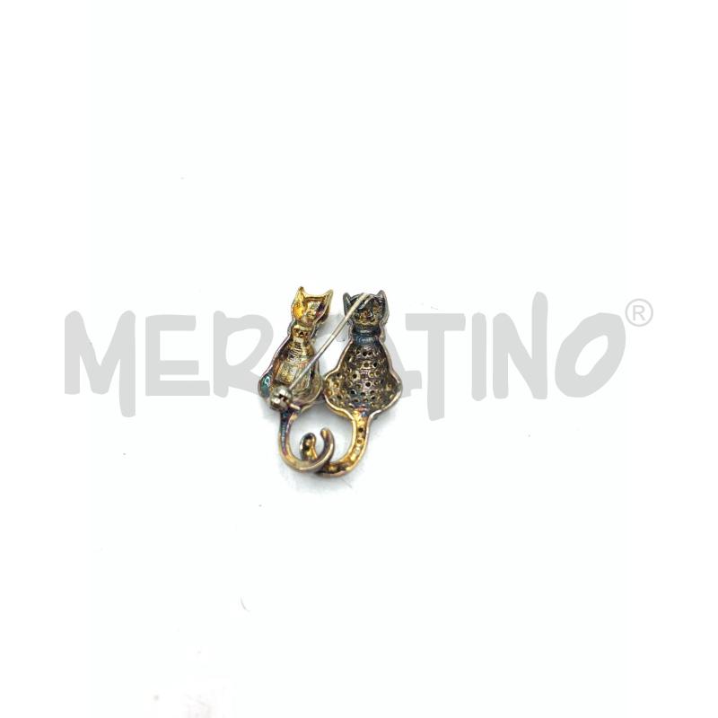 SPILLA ARG DORAR STRASS GATTINI | Mercatino dell'Usato Roma re di roma 2