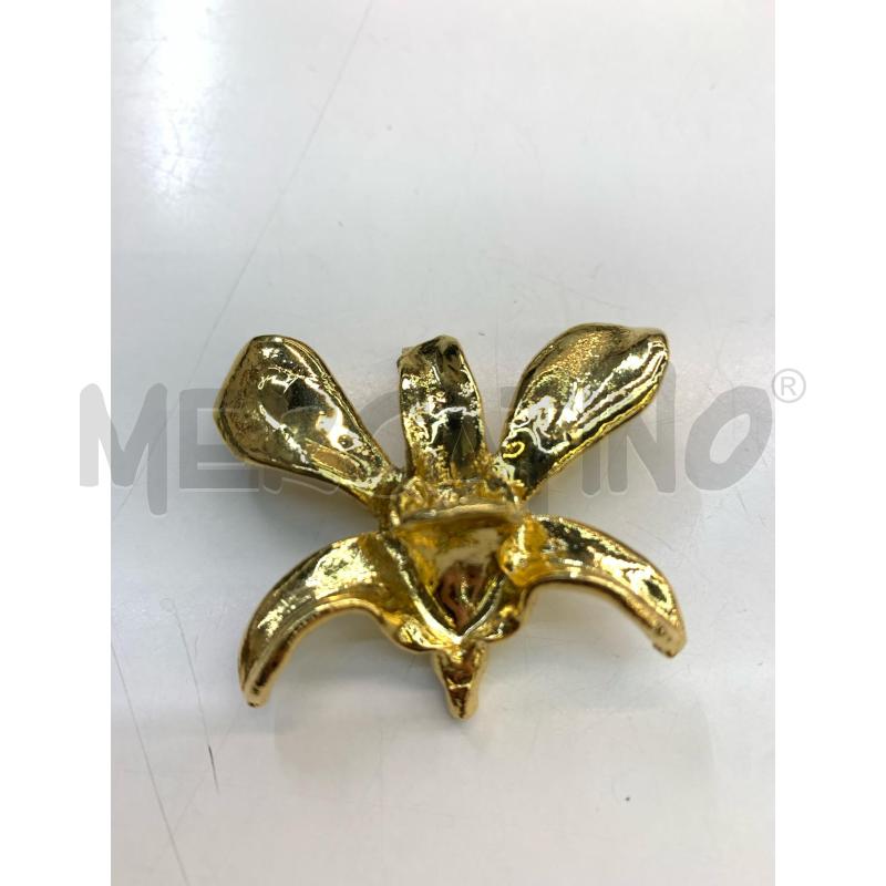 SPILLA CIONDOLO ORCHIDEA DORATA | Mercatino dell'Usato Roma re di roma 5