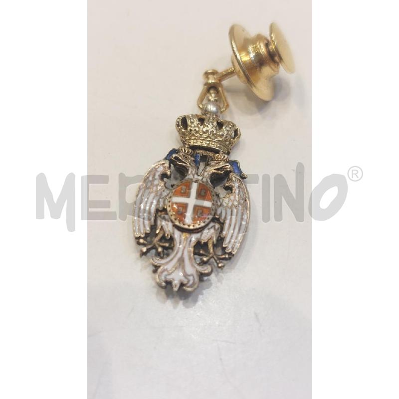 SPILLA ONORIFICENZA DEL REGNO DI SERBIA IN ARGENTO | Mercatino dell'Usato Roma re di roma 5