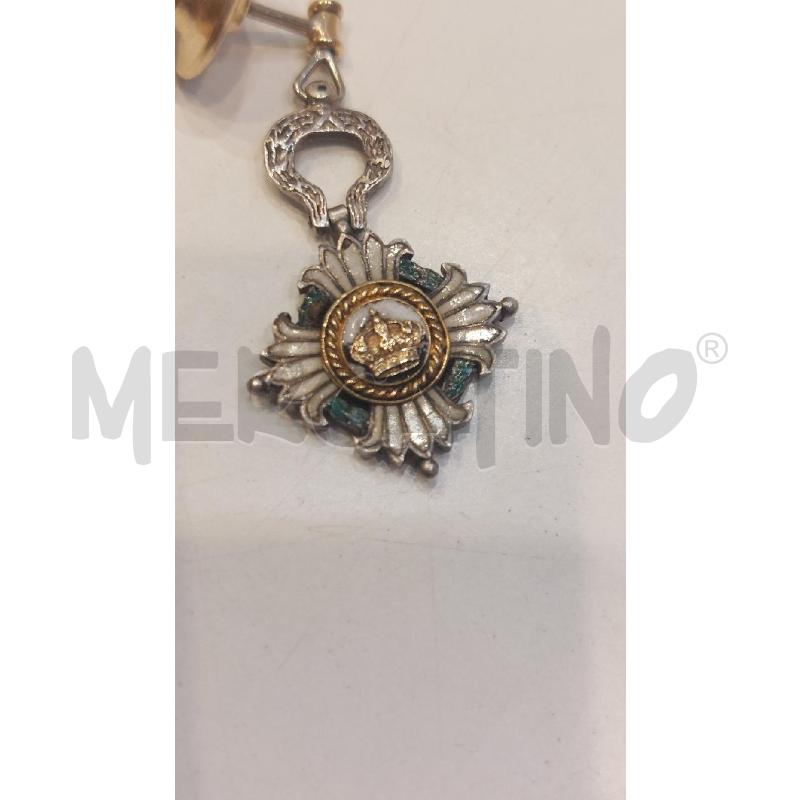 SPILLA ONORIFICENZ ORDINE DELLA CORONA DI JUGOSLAVIA IN ARGENTO | Mercatino dell'Usato Roma re di roma 4