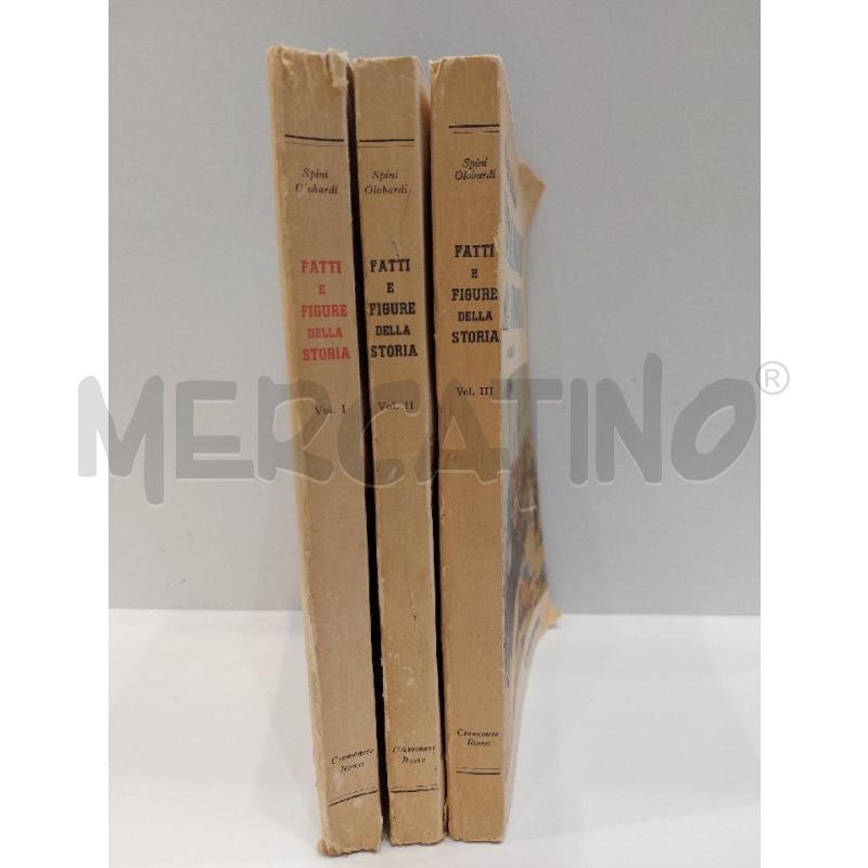 SPINI OLOBARDI FATTI E FIGURE DELLA STORIA 3 VOLUMI  | Mercatino dell'Usato Roma re di roma 2