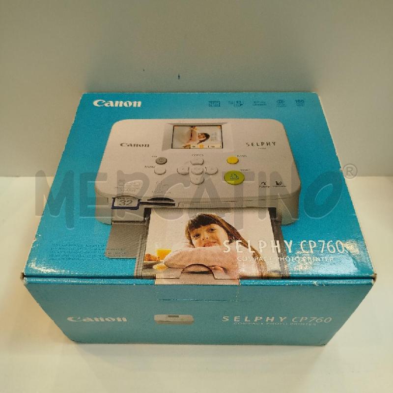 STAMPANTE FOTO CANON SELPHY CP 760 CON FOGLI  | Mercatino dell'Usato Roma re di roma 1
