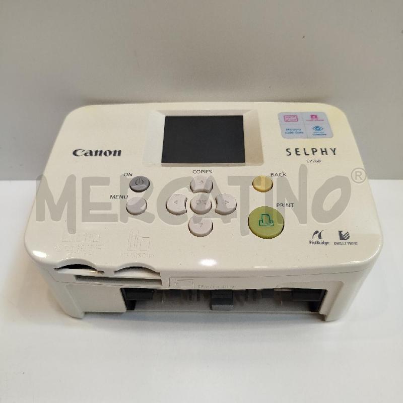 STAMPANTE FOTO CANON SELPHY CP 760 CON FOGLI  | Mercatino dell'Usato Roma re di roma 3