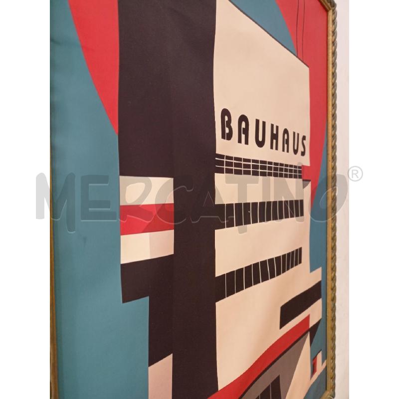 STAMPA BAUHAUS ROSSA BLU FORM FOLLOWS FUNCTION  | Mercatino dell'Usato Roma re di roma 3