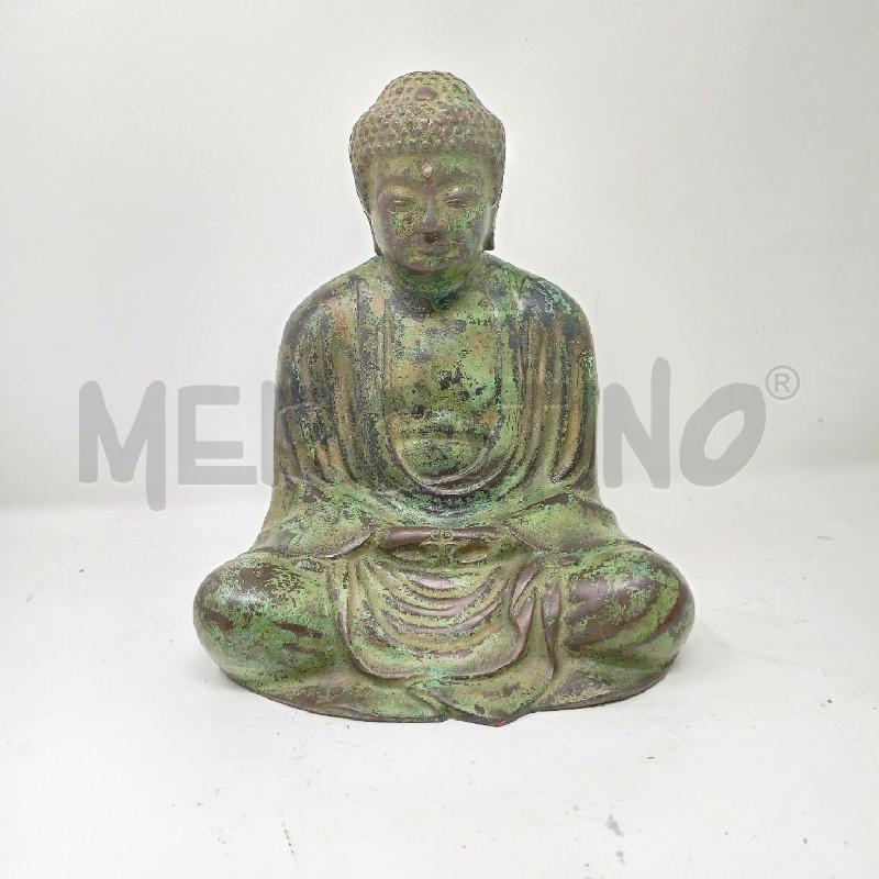 STATUA BRONZO BUDDA SEDUTO  | Mercatino dell'Usato Roma re di roma 1