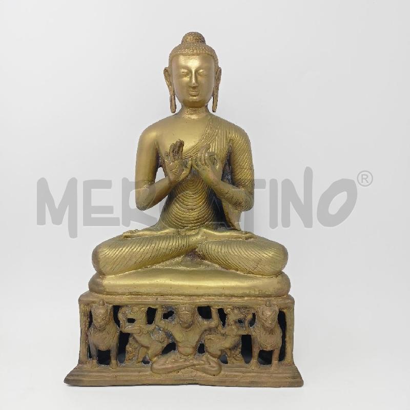 STATUA BRONZO BUDDA SEDUTO | Mercatino dell'Usato Roma re di roma 1