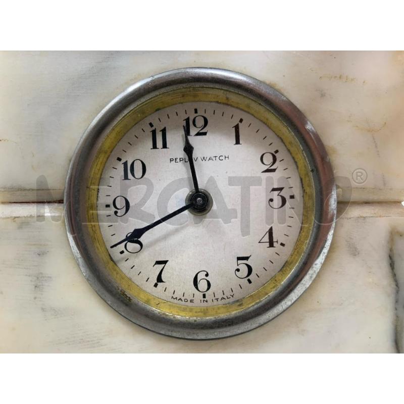 STATUA BRONZO DEA BENDATA BASE MARMO OROLOGIO CUBICO  | Mercatino dell'Usato Roma re di roma 2