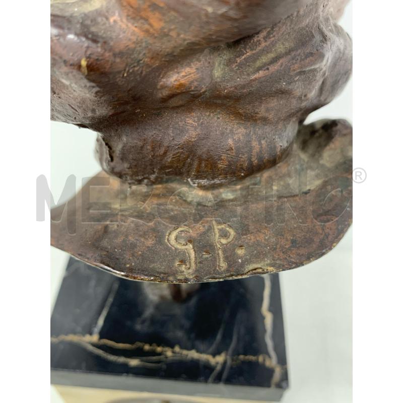 STATUA BRONZO DEA BENDATA BASE MARMO OROLOGIO CUBICO  | Mercatino dell'Usato Roma re di roma 5