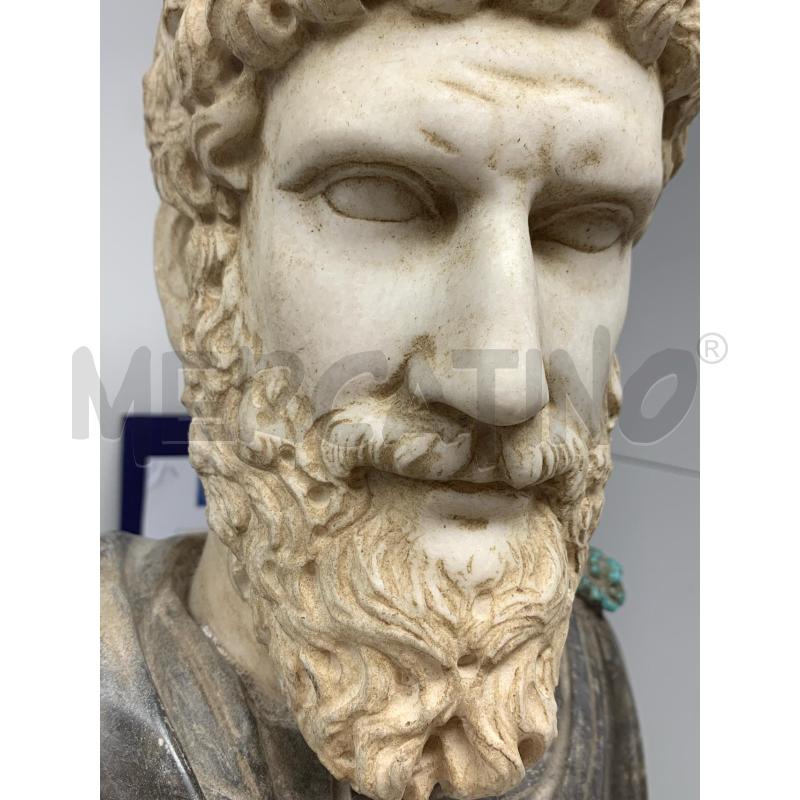 STATUA BUSTO MARMI POLICROMI IMPERATORE SETTIMIO SEVERO+ DOCUMENTI  | Mercatino dell'Usato Roma re di roma 5