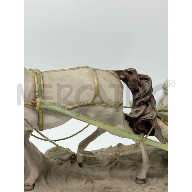 STATUA CARROZZA CAVALLO T CDM SCAGGIARI DIFETTO MANO | Mercatino dell'Usato Roma re di roma 4