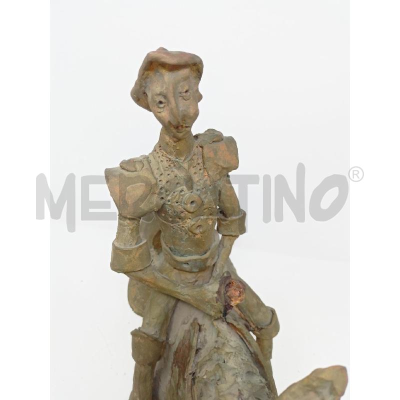 STATUA CERAMICA DON CHISCIOTTE DIFET | Mercatino dell'Usato Roma re di roma 3