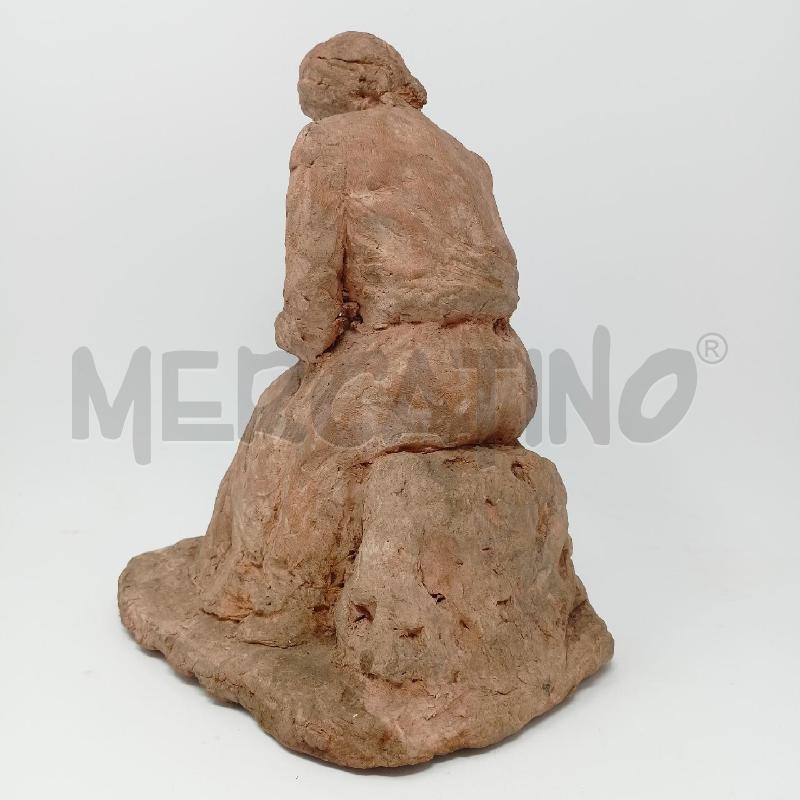 STATUA COCCIO DONNA SEDUTA ANTONIONI | Mercatino dell'Usato Roma re di roma 3