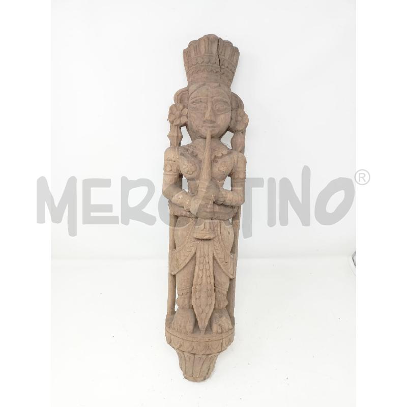 STATUA LEGNO INDIANA  | Mercatino dell'Usato Roma re di roma 1
