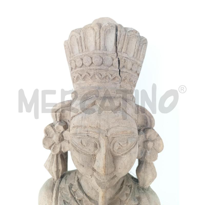 STATUA LEGNO INDIANA  | Mercatino dell'Usato Roma re di roma 2