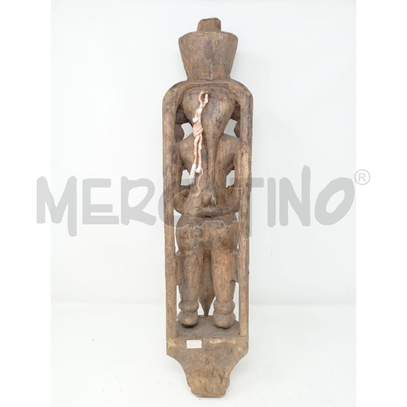 STATUA LEGNO INDIANA  | Mercatino dell'Usato Roma re di roma 3