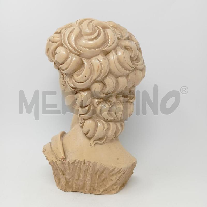 STATUA RESINA TESTA DAVID  | Mercatino dell'Usato Roma re di roma 3