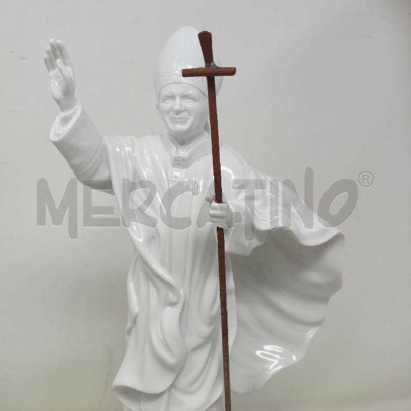 STATUA RICHARD GINORI PAPA GIOVANNI PAOLO 11 BIANCA | Mercatino dell'Usato Roma re di roma 2