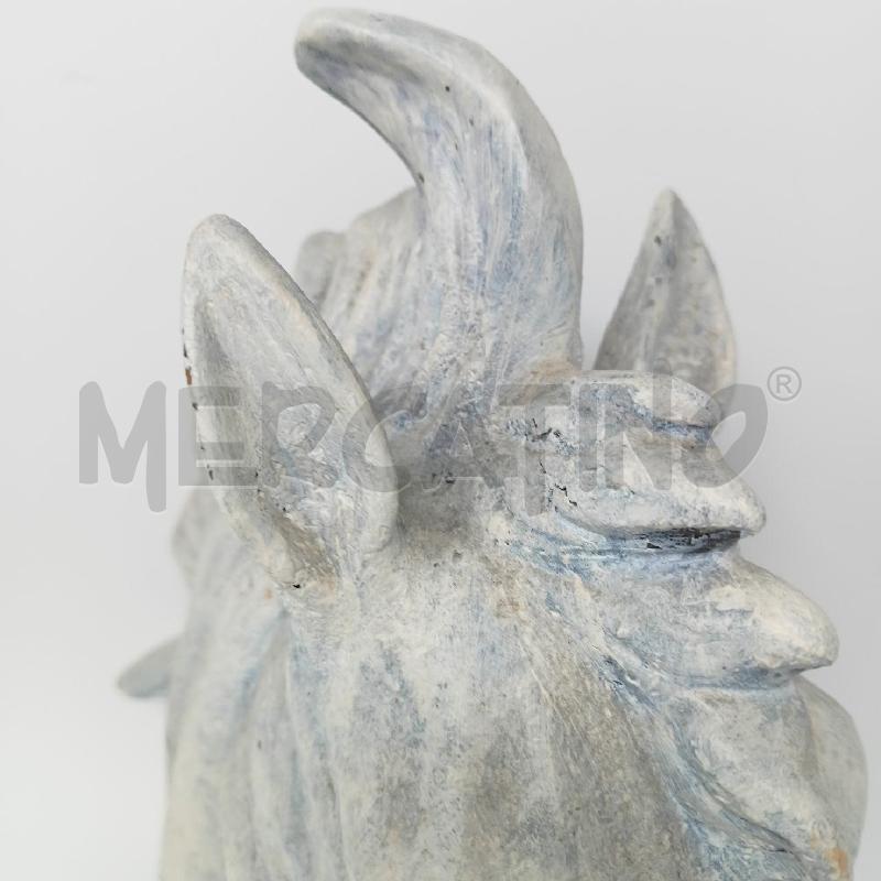 STATUA TESTA CAVALLO CERAMICA SCIABBI | Mercatino dell'Usato Roma re di roma 2