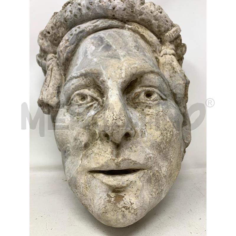 STATUA TESTO GESSO DONNA CAPPELLO  | Mercatino dell'Usato Roma re di roma 2