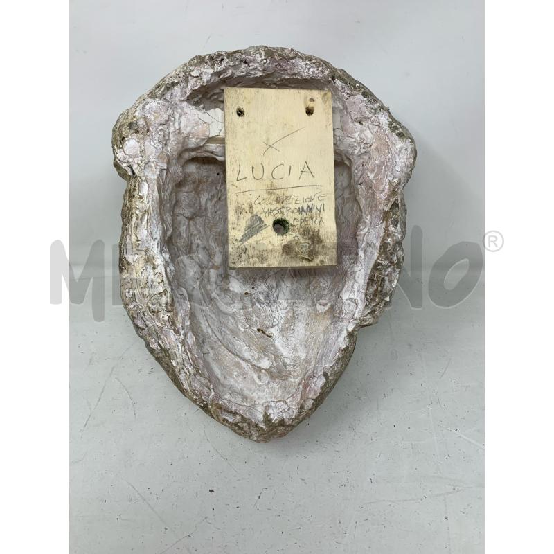 STATUA TESTO GESSO DONNA CAPPELLO  | Mercatino dell'Usato Roma re di roma 4