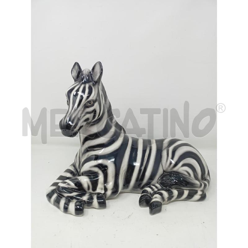STATUA ZEBRA CAPO DI MONTE | Mercatino dell'Usato Roma re di roma 1